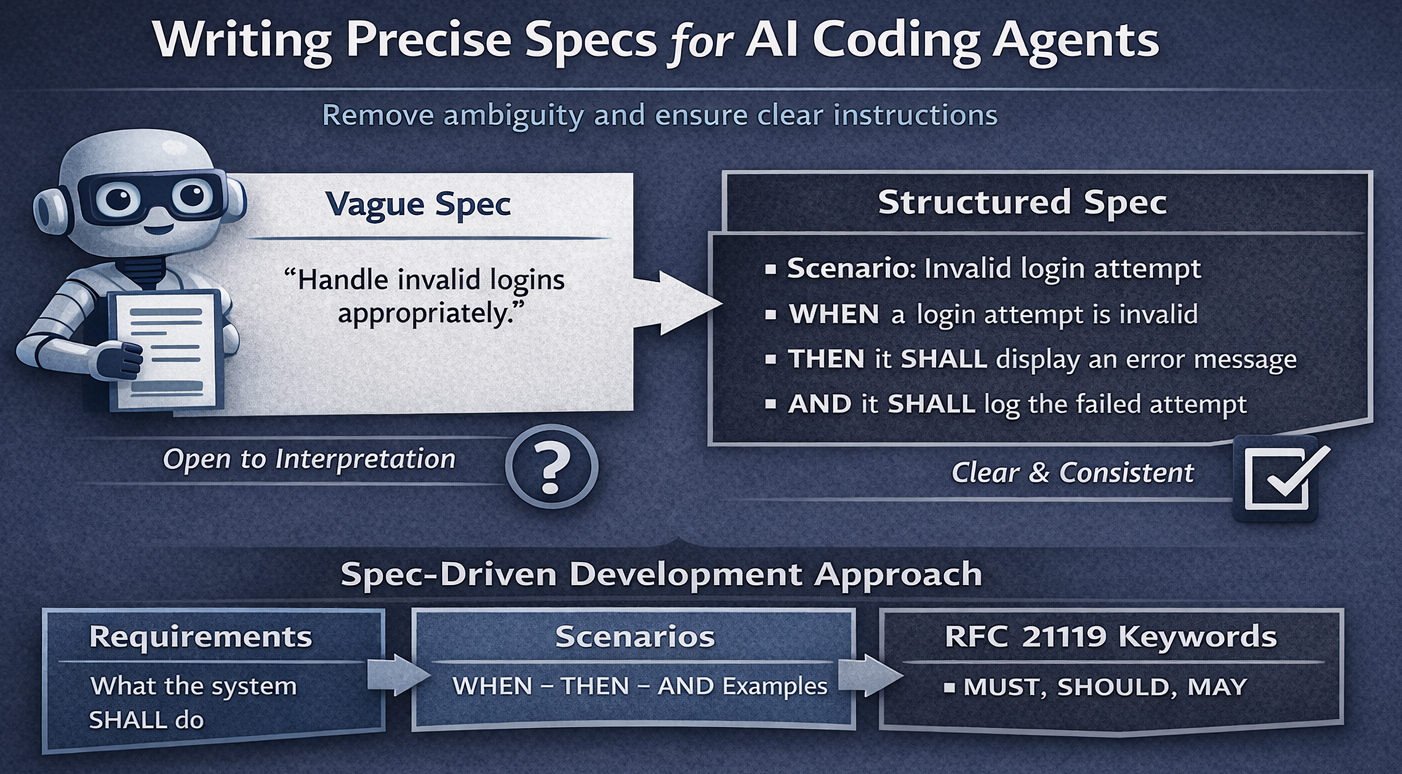 Write precise specs for Coding Agents. Generated with ChatGPT
